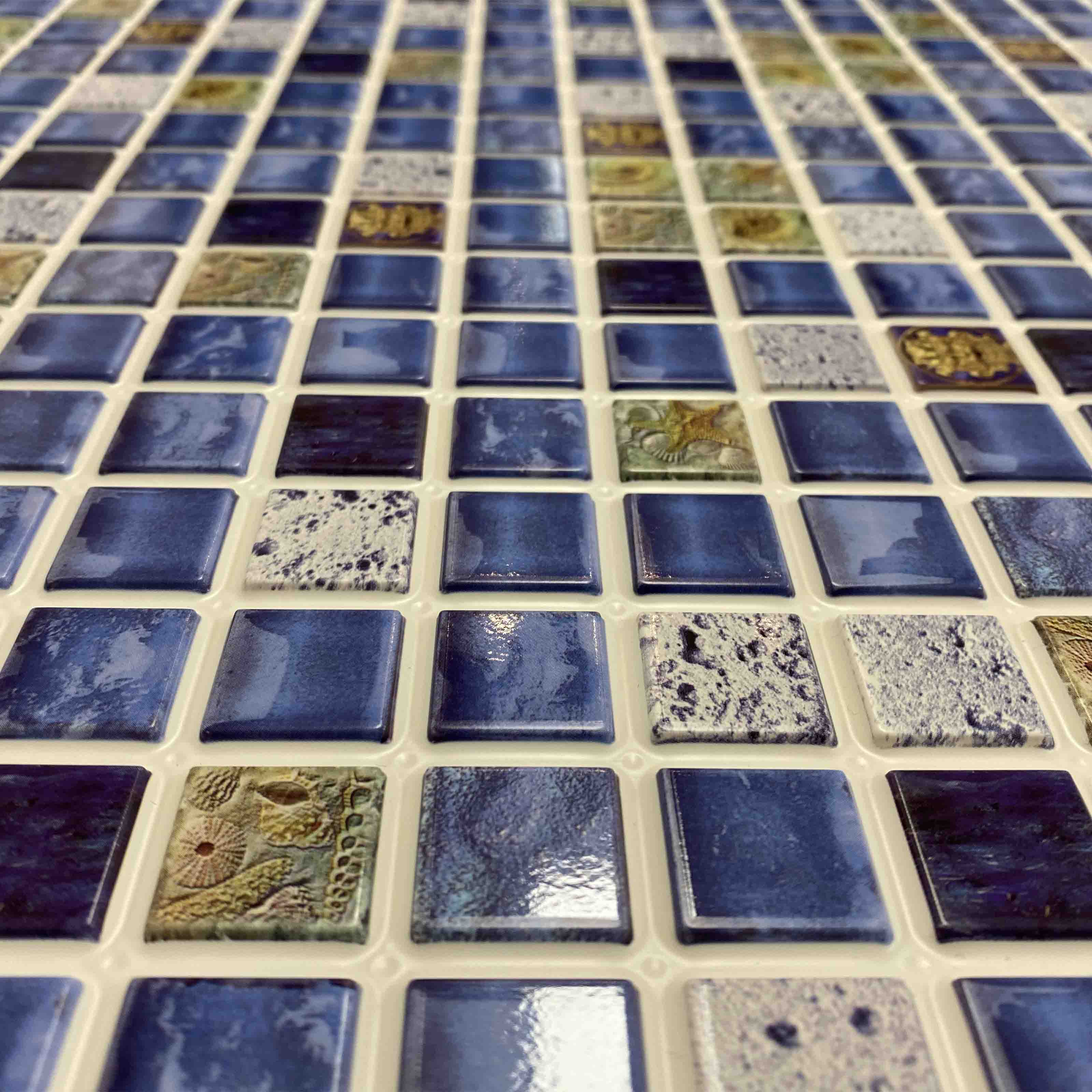 Pannelli 3D Rivestimento a parete in PVC effetto MOSAICO BAGNO DOCCIA Realistici e isolanti. - Eternal Parquet