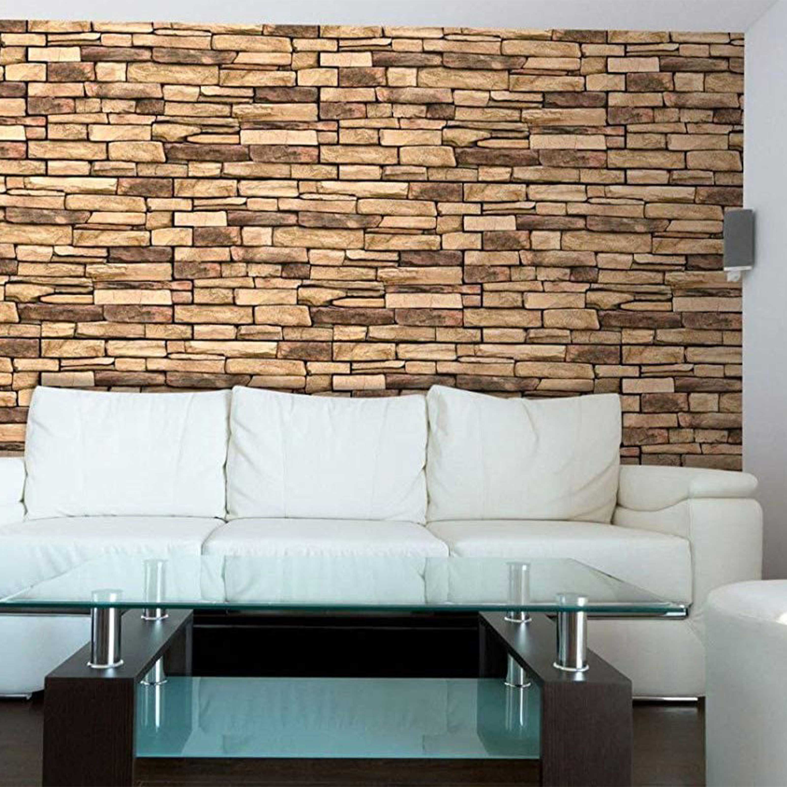 Pannelli 3D Rivestimento a parete in PVC effetto PIETRA BELLISSIMA Realistici e isolanti. - Eternal Parquet