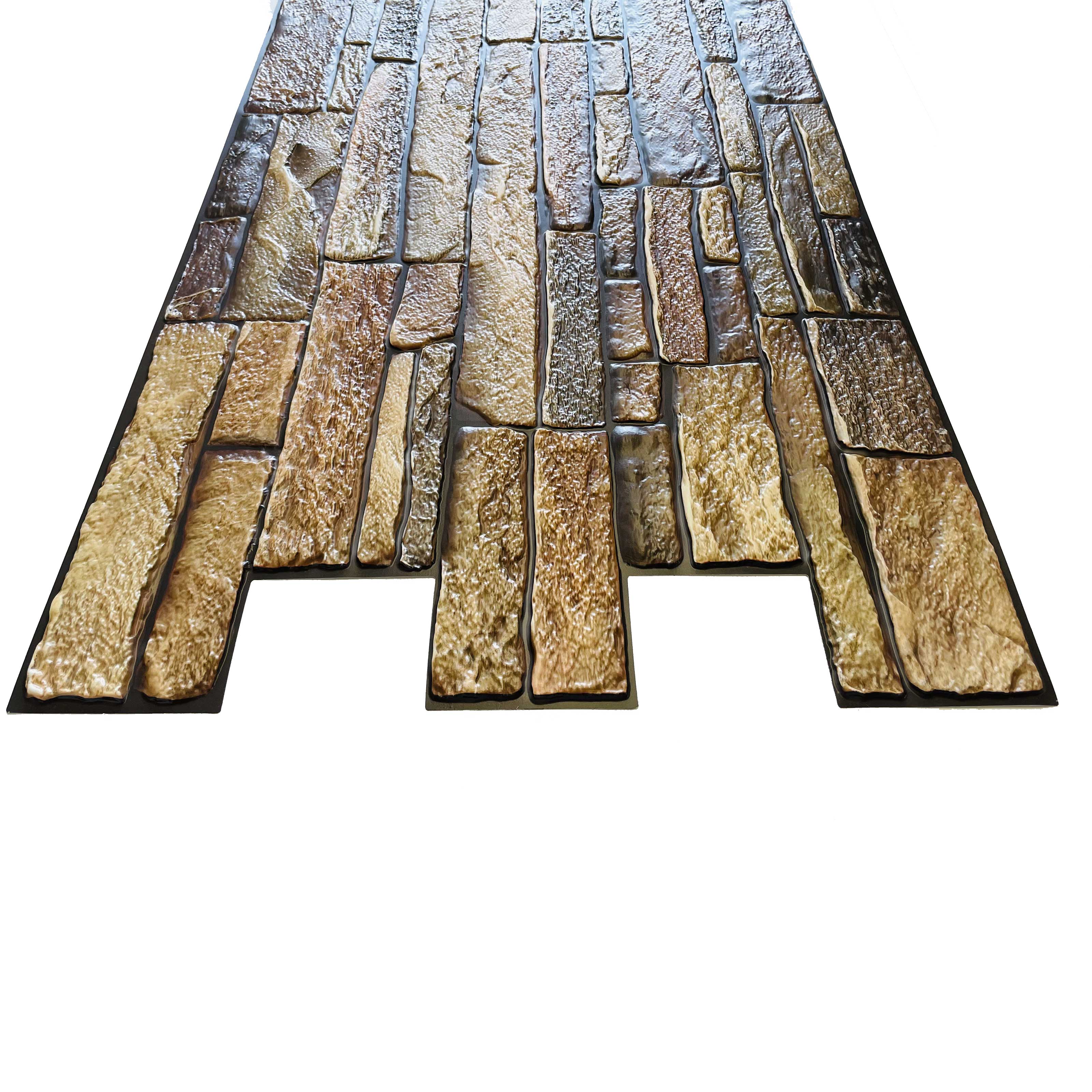 Pannelli 3D Rivestimento a parete in PVC effetto PIETRA BELLISSIMA Realistici e isolanti. - Eternal Parquet