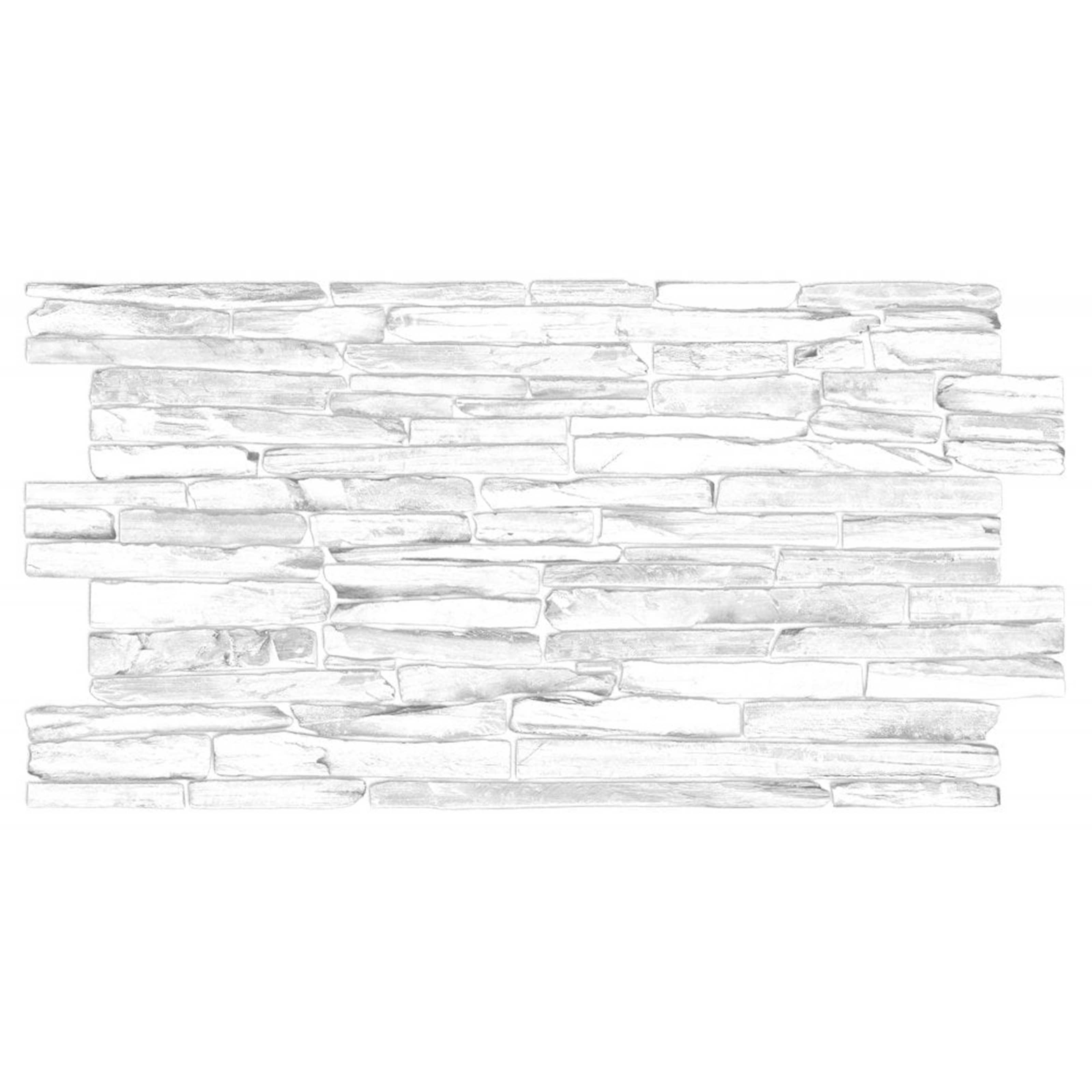 Pannelli 3D Rivestimento a parete in PVC effetto QUARZITE BIANCA Realistici e isolanti. - Eternal Parquet