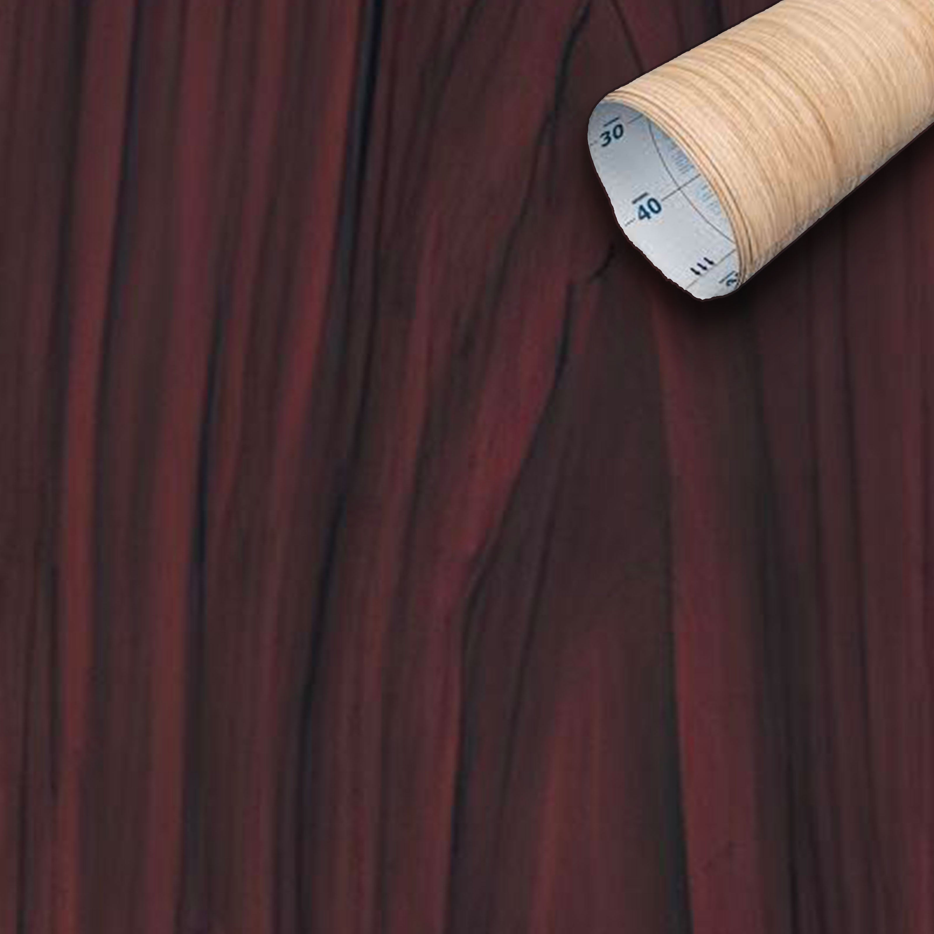 Rotolo 45cm x 15mt di pellicola adesiva effetto Legno RADICA MOGANO 3d HD per mura e mobili - Eternal Parquet