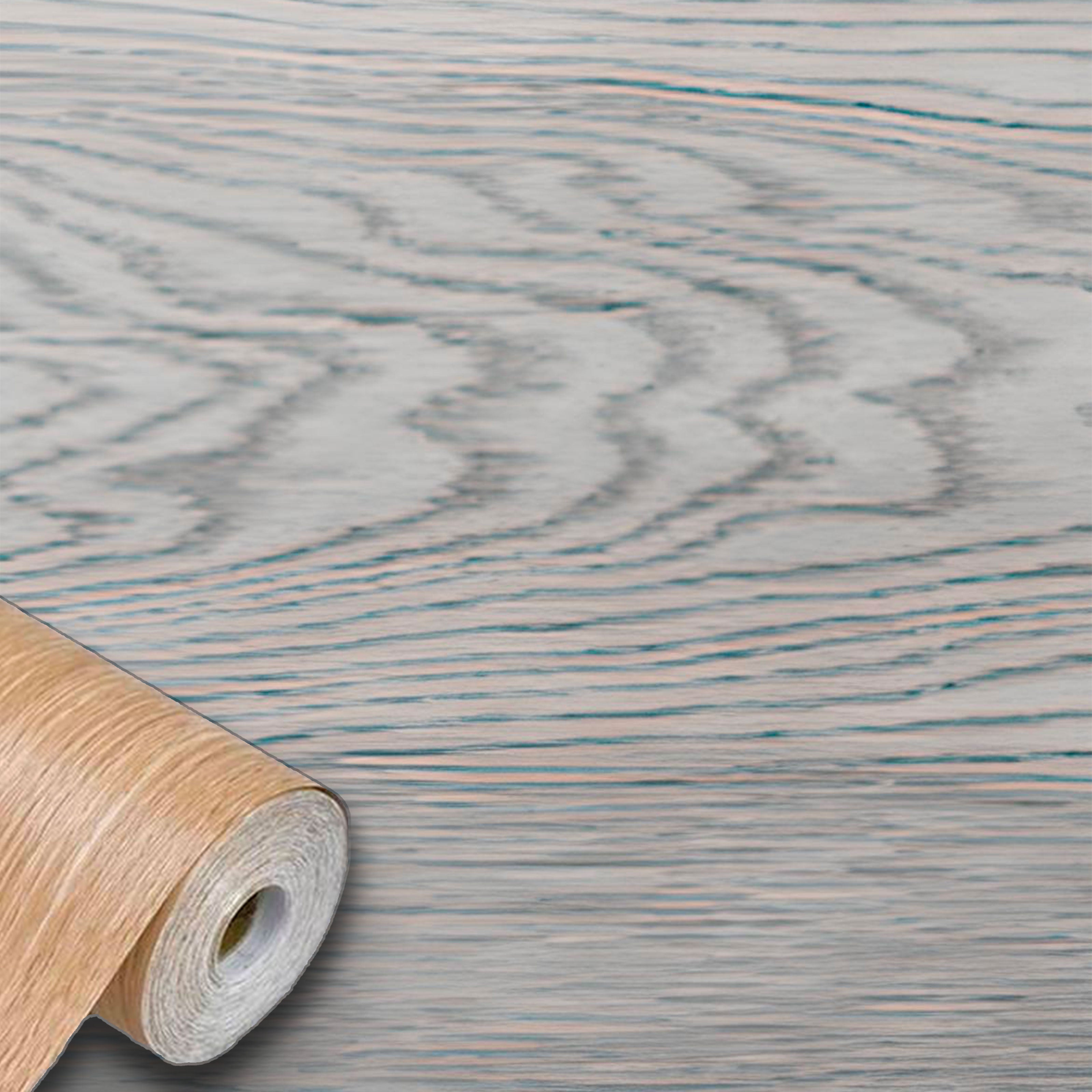 Rotolo 45cm x 2mt di pellicola adesiva effetto FRASSINO GRIGIO 3d HD per mura e mobili - Eternal Parquet