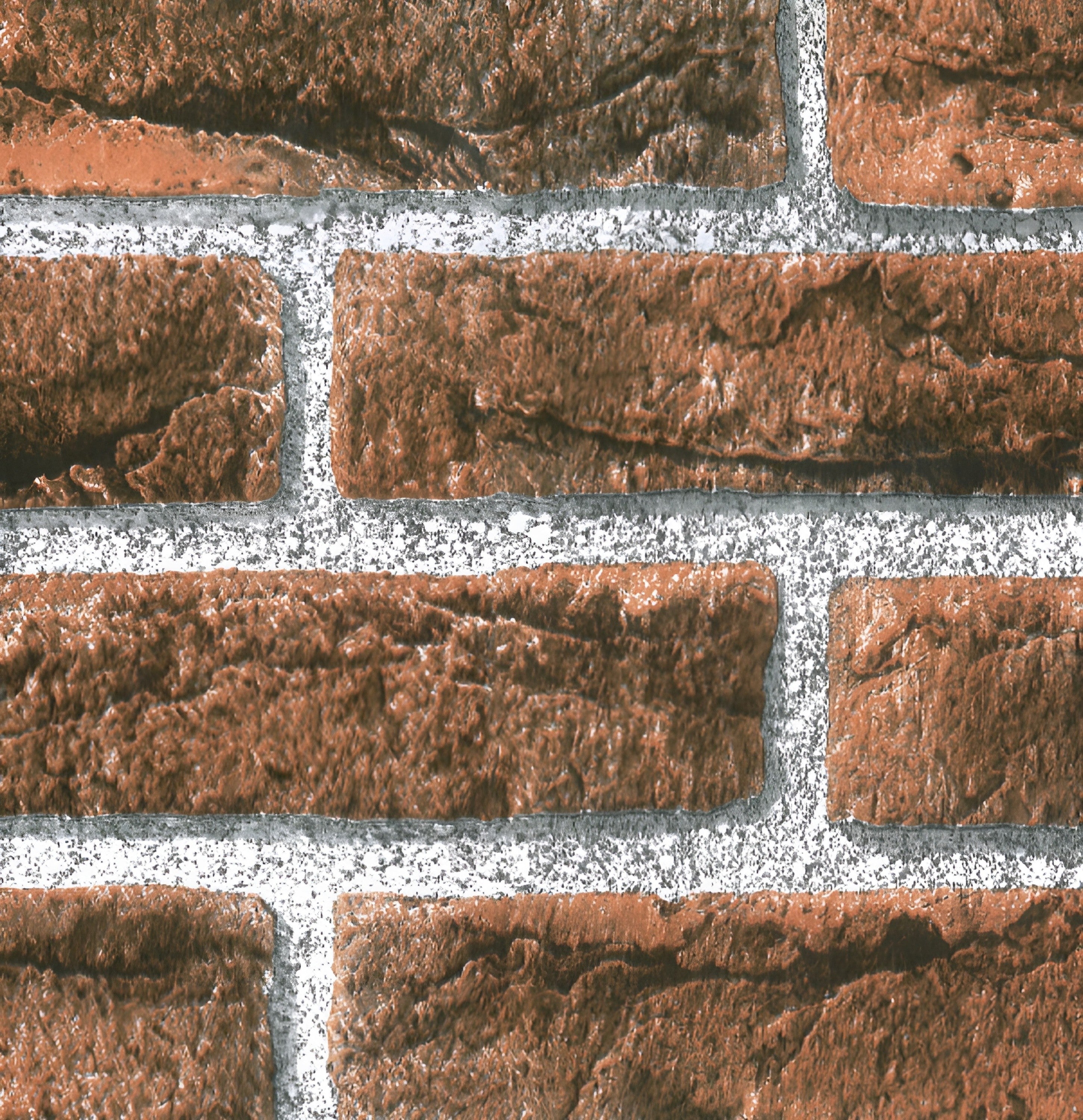 Rotolo 45cm x 2mt di pellicola adesiva effetto MATTONI ROSSI 3d HD per mura e mobili - Eternal Parquet