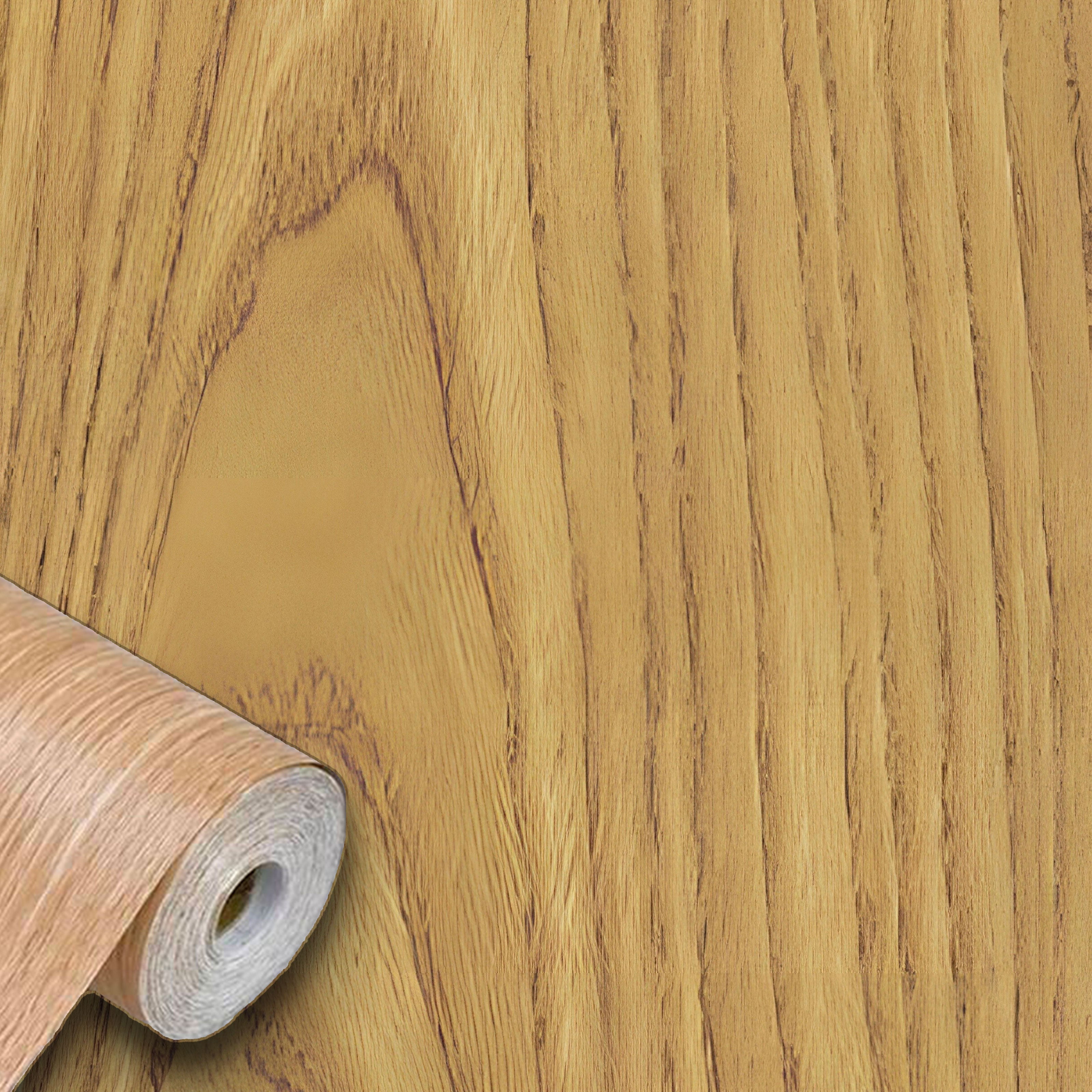 Rotolo MAXI FORMATO 90cm x 15mt di pellicola adesiva effetto TEAK 3d HD per mobili o tavoli pizzeria - Eternal Parquet