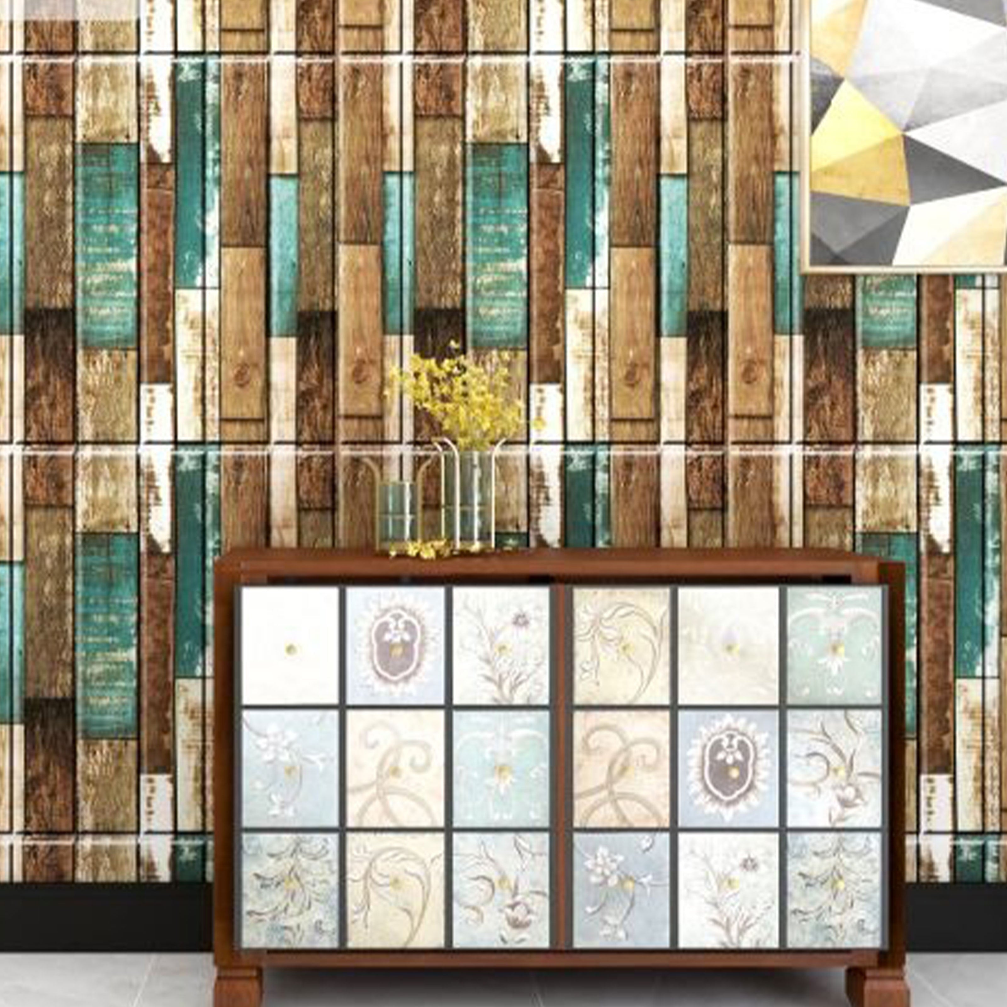 Pannelli 3D Autoadesivi in PE 70X70cm Mattoni o Legno Resistenti, isolanti, idrorepellenti, economici - Eternal Parquet