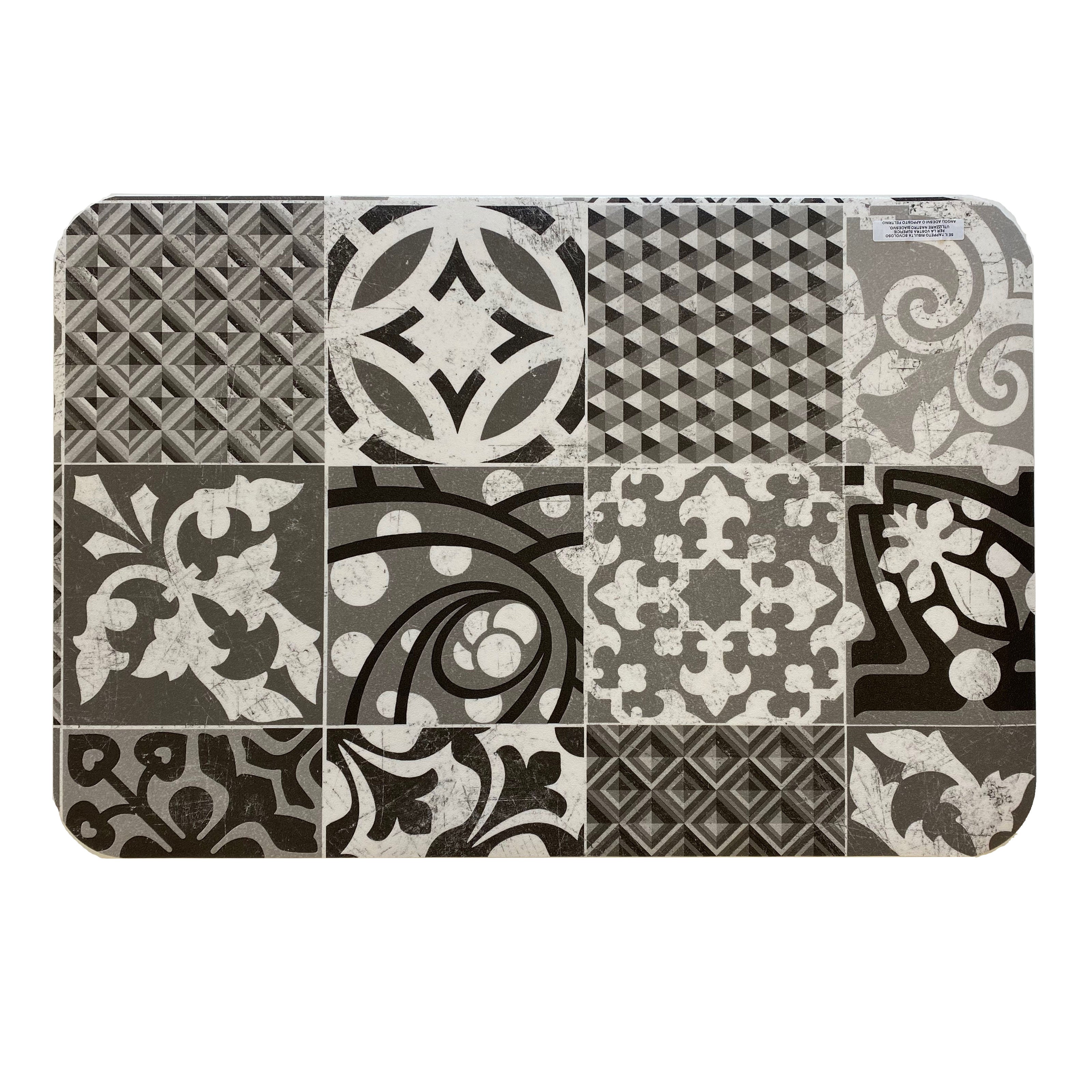 Zerbino 3D, tappeto in VINILE antiusura, inassorbente, antiscivolo - Eternal Parquet