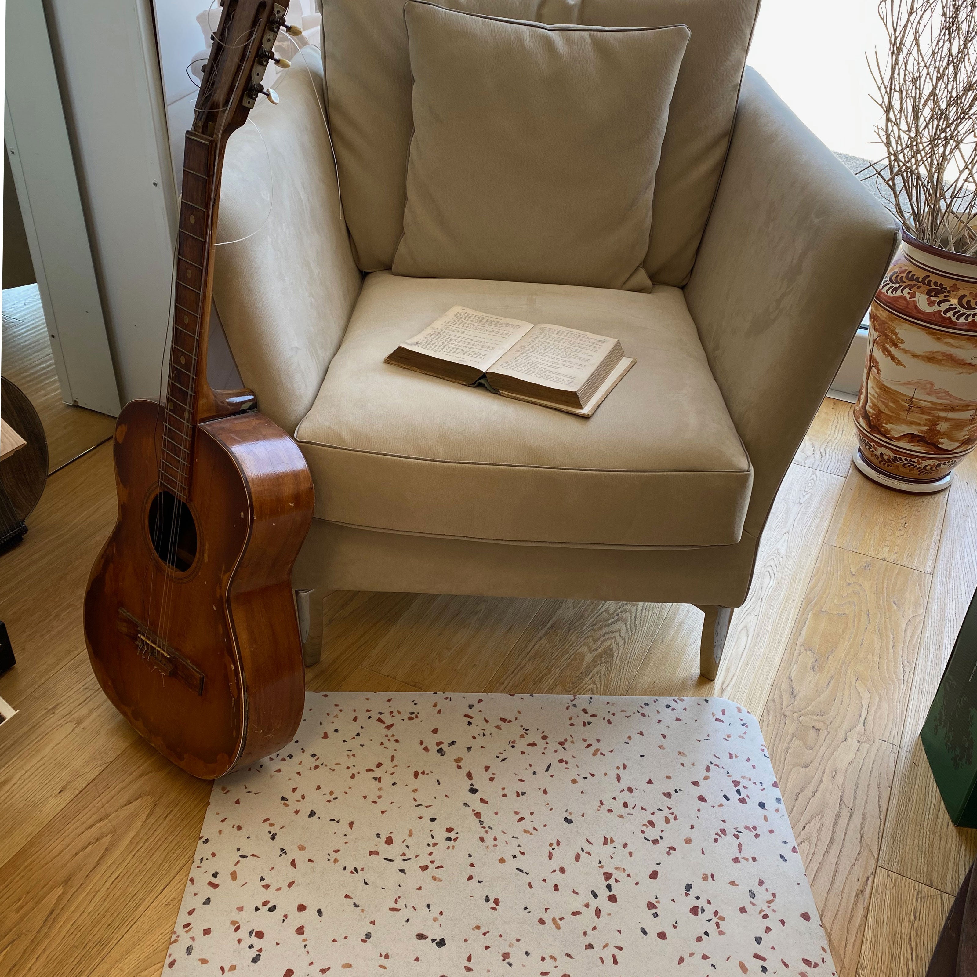 Zerbino 3D, tappeto in VINILE antiusura, inassorbente, antiscivolo - Eternal Parquet