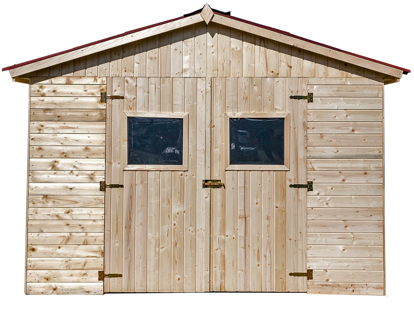 Casetta Di Legno A Pannelli Senza Pavimento Spessore 16mm 280x280cm - Eternal Parquet