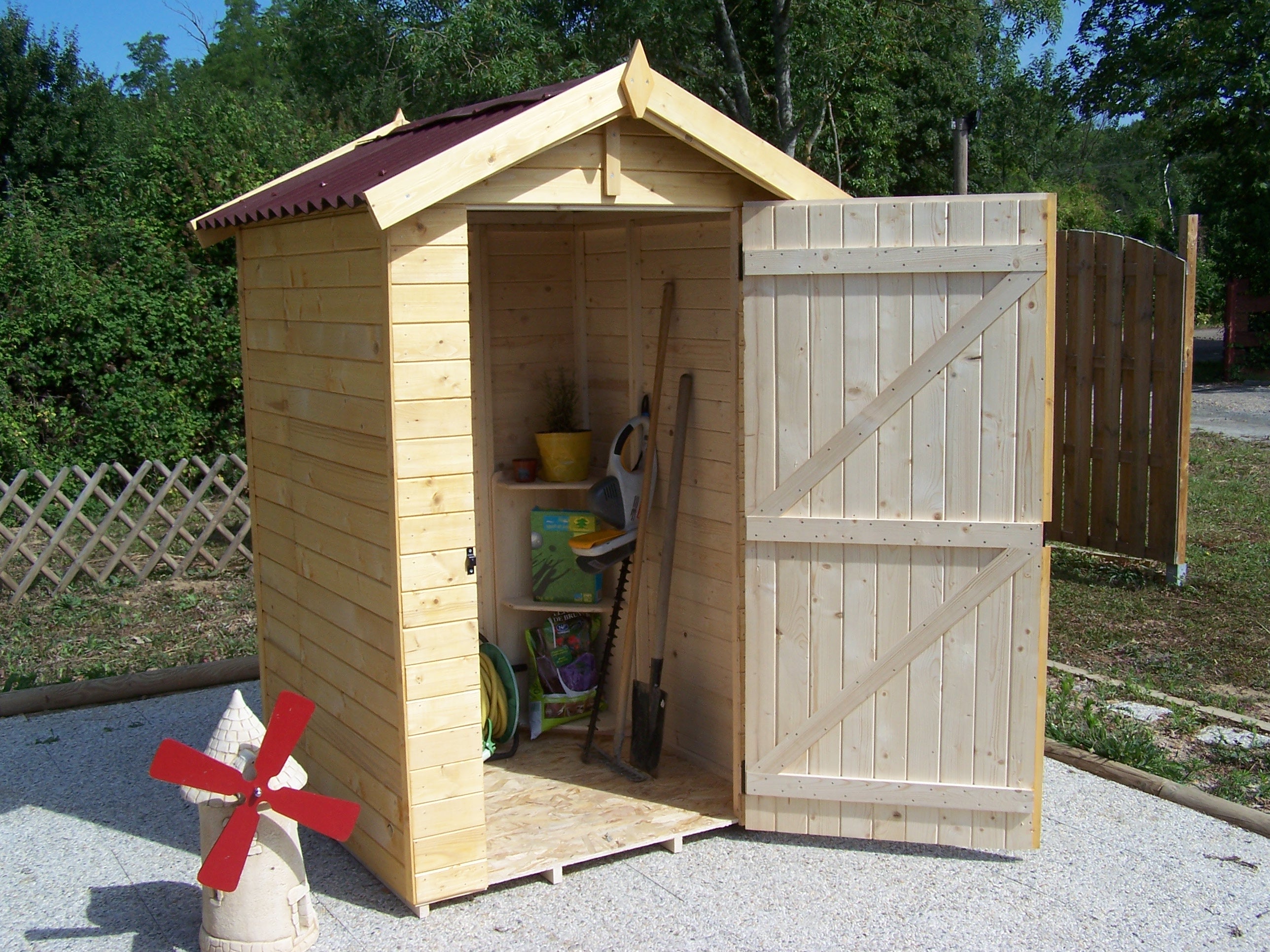 Casetta Di Legno A Pannelli Spessore 16mm Con Pavimento 120x120cm - Eternal Parquet