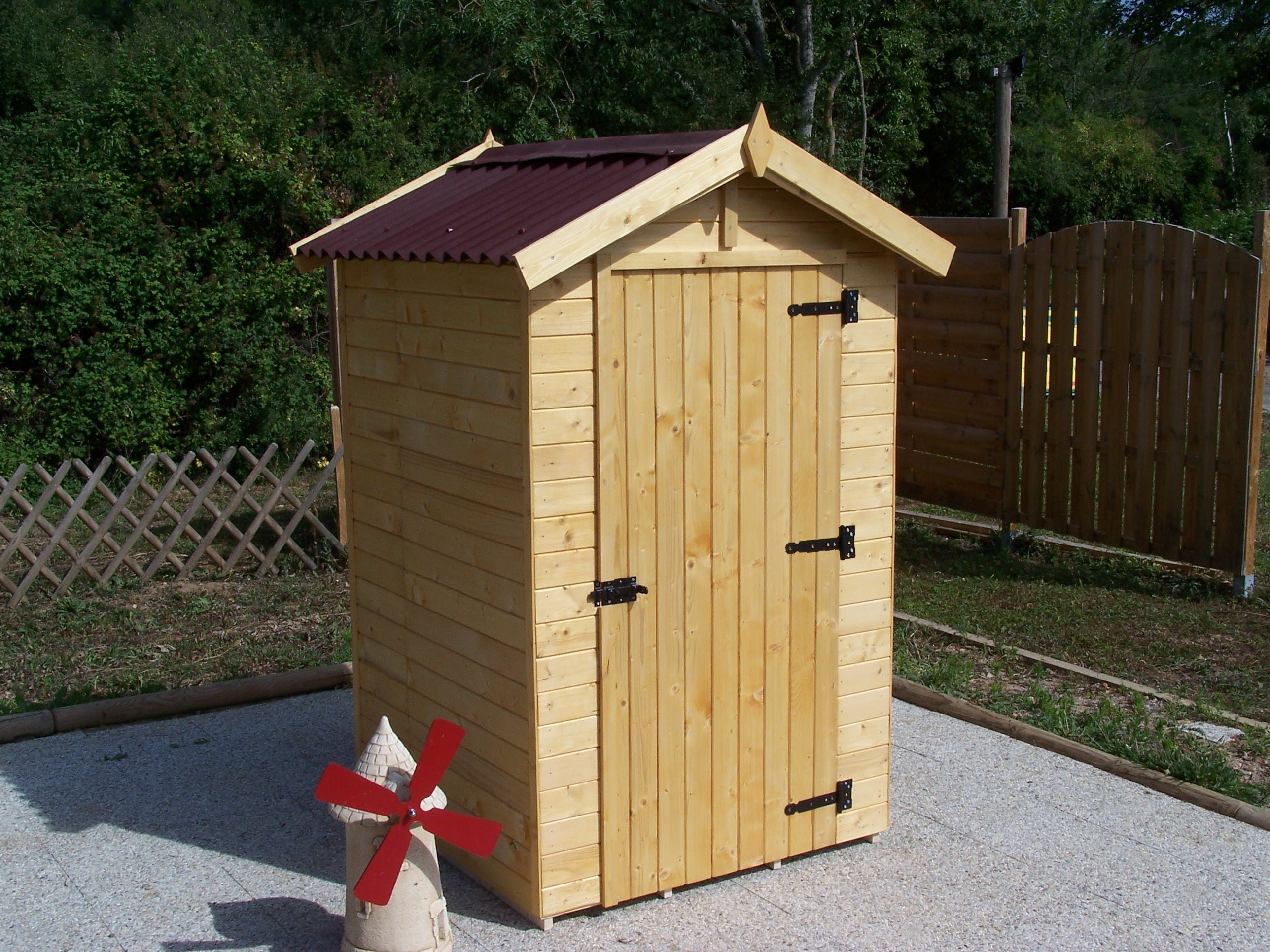 Casetta Di Legno A Pannelli Spessore 16mm Con Pavimento 120x120cm - Eternal Parquet