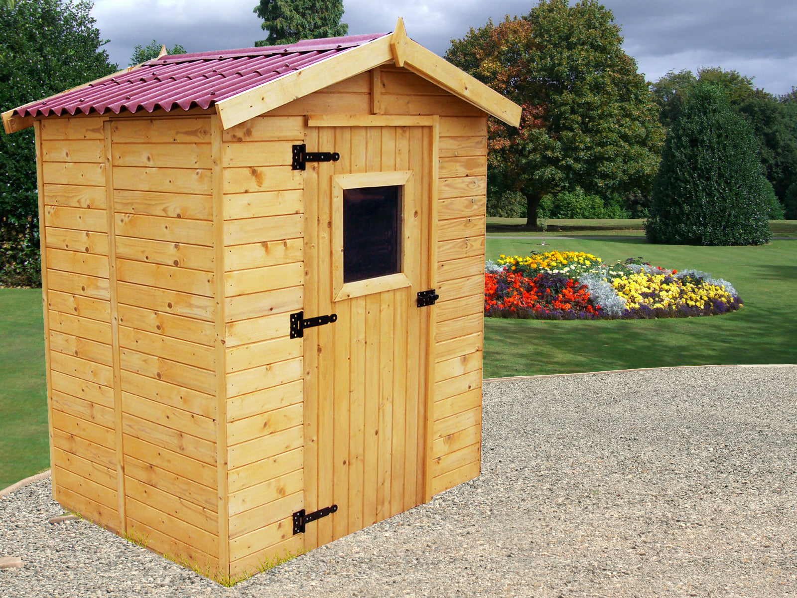 Casetta Di Legno A Pannelli Spessore 16mm Con Pavimento 160x160cm - Eternal Parquet