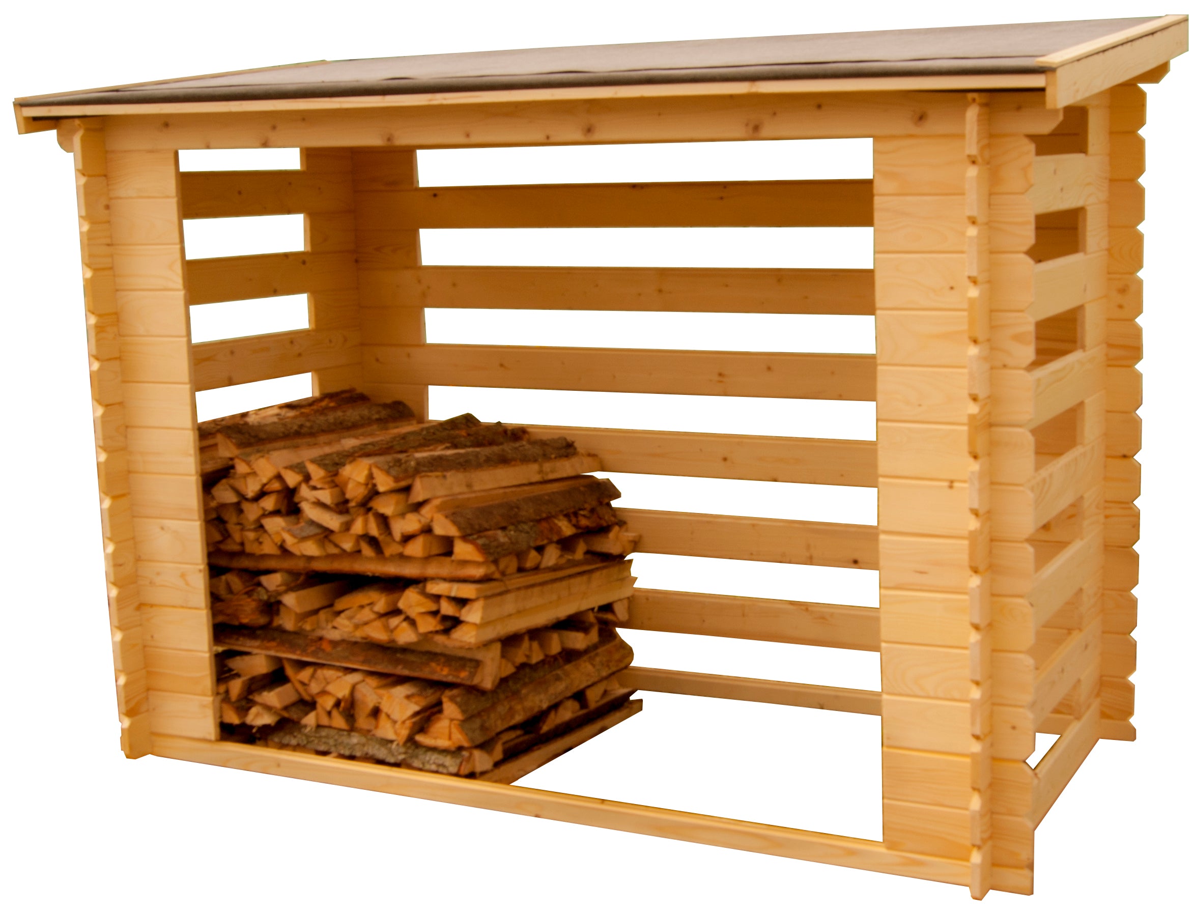 Legnaia Con Pareti Ad Incastro Non Trattata 236x119x167cm - Eternal Parquet