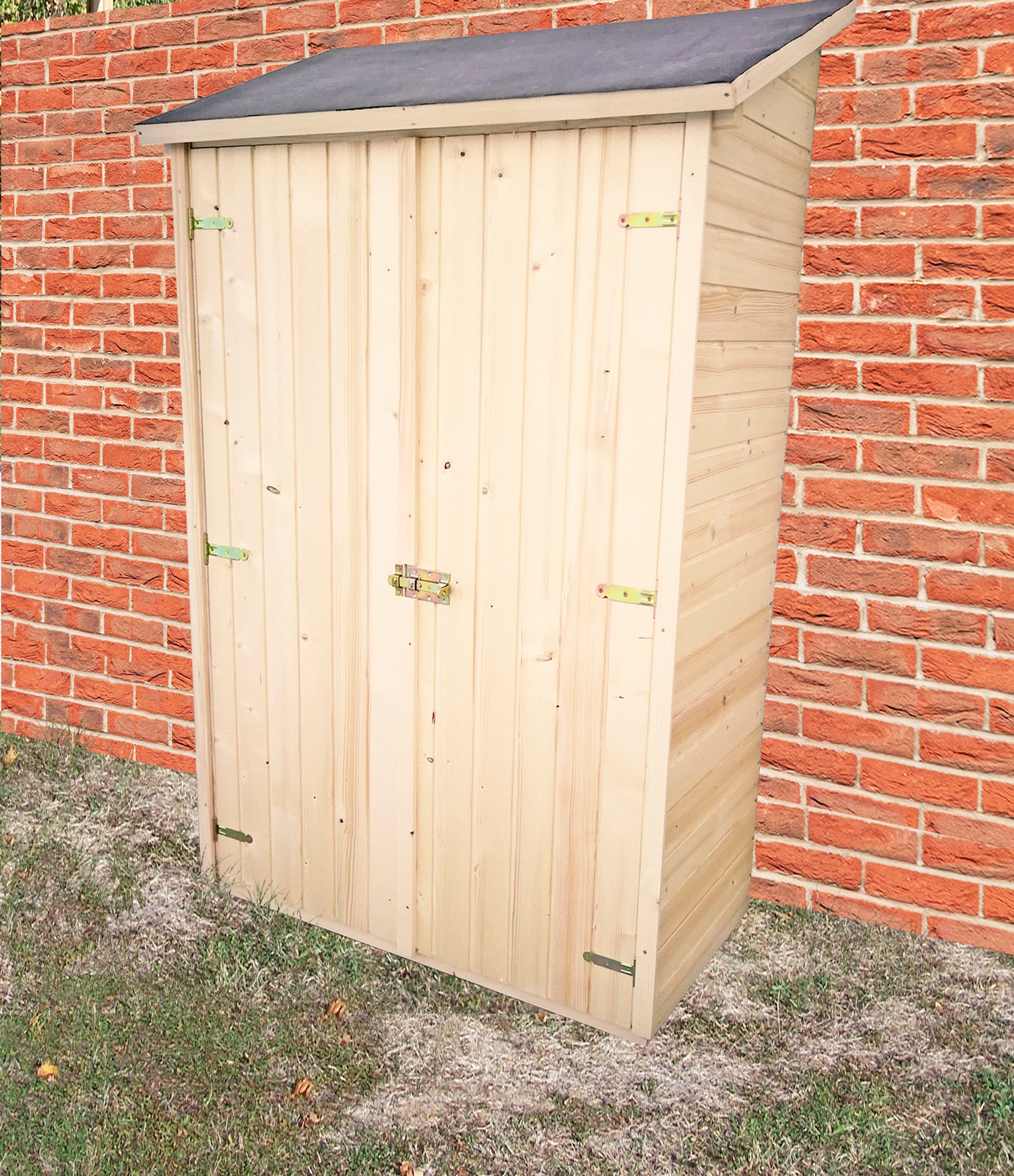 Ripostiglio Di Legno A Pannelli Spessore 16 mm Con Pavimento 120x60cm - Eternal Parquet