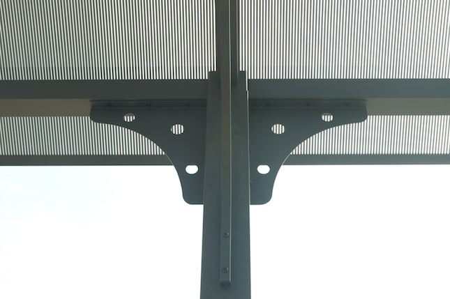 Tettoia Arrotondata Per Posto Auto In Alluminio E Policarbonato 360x760x360cm - Eternal Parquet