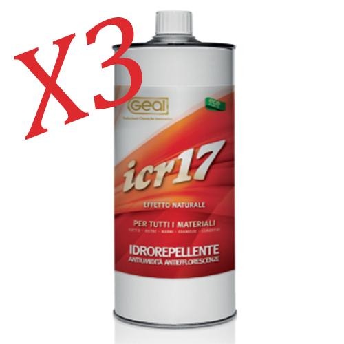 Idrorepellente Antiumidità Antimuffa riduce infiltrazioni 3X1L Geal ICR17 - Eternal Parquet