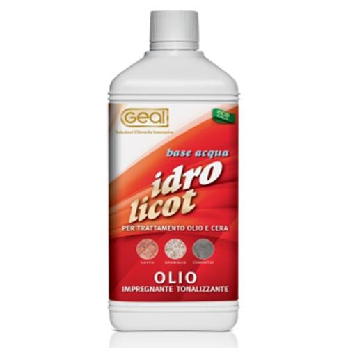 Olio impregnante - Tonalizzante emulsionato per cotto e terracotta 1L Geal IDROLICOT Prezzo Offerta - Eternal Parquet