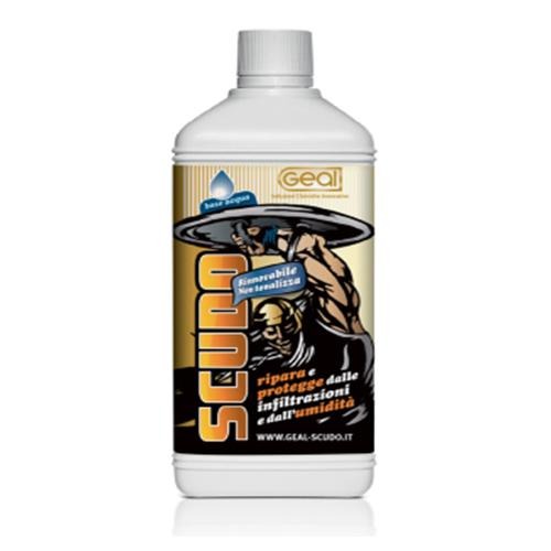 Protettivo ANTI INFILTRAZIONI di umidità e infiltrazioni per interno ed esterno 1 Lt Geal Scudo Prezzo Offerta - Eternal Parquet