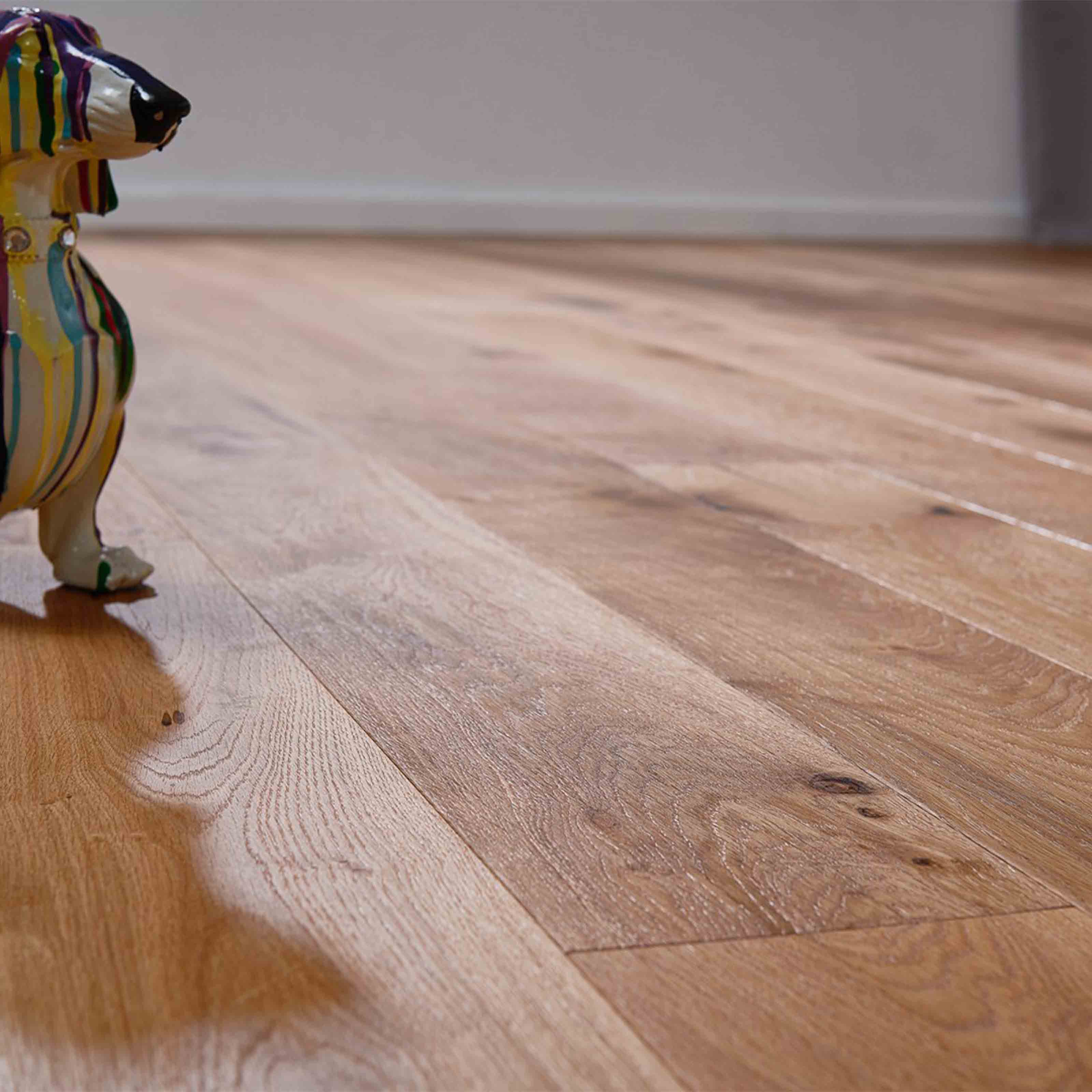 BANCALE MQ 127,78 PARQUET WILDEICHE 14x220x2200 rovere Spazzolato Oliato naturale - Eternal Parquet