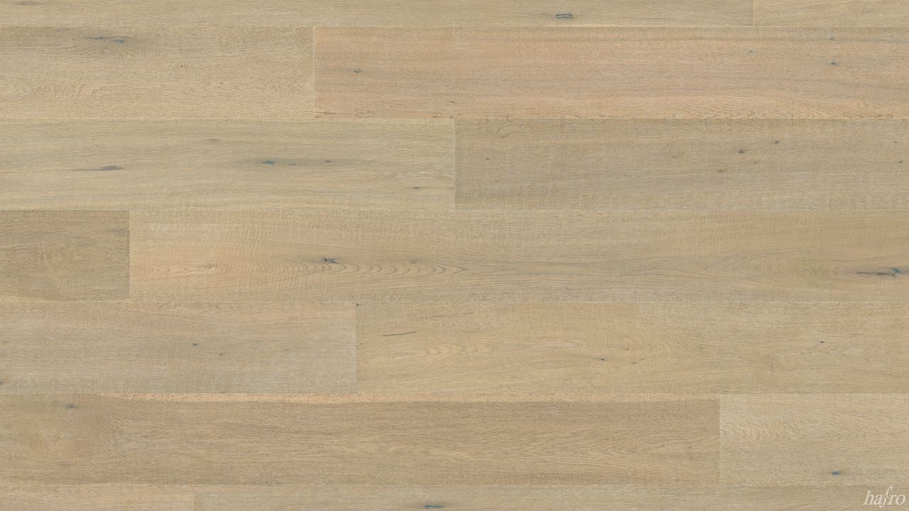 STOCK OFFERTA Parquet Maxilistone HAFRO IN ROVERE mod. ARLBERG piallato a mano, affumicato e oliato bianco 1860x189x14mm incollato o flottante