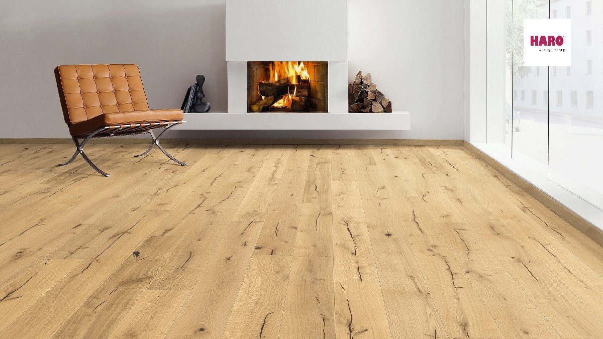 OFFERTA MAXILISTONE serie 4000 Markant 13,5x180x2200 Rovere ALABAMA Haro "NATURALIN" PLUS finitura ad olio naturale posa incollata o flottante - Eternal Parquet