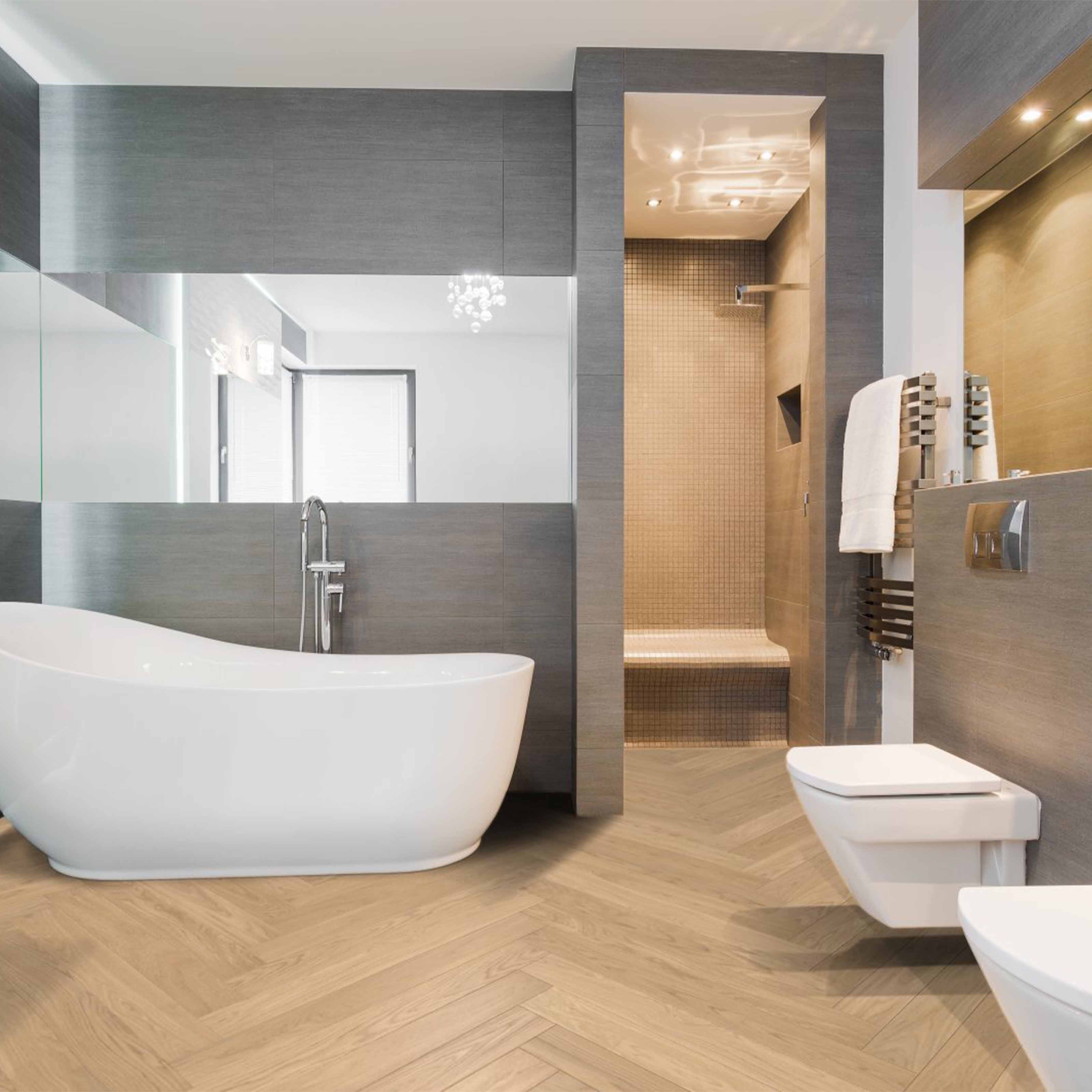 Bancali da 56MQ di listone/Spina larga SENZA NODI rovere BIANCO CHIARO 10x120x1000 Haro Vernice Satinata - Eternal Parquet