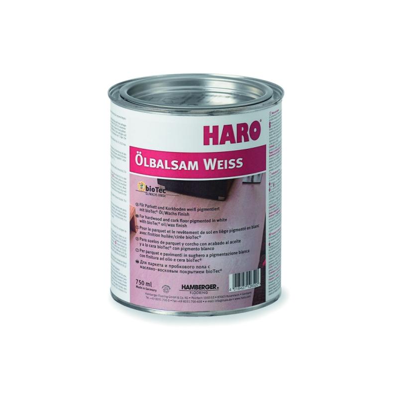 Balsamo d'olio bianco per la manutenzione e lavori di riparazione di parquet Haro - Eternal Parquet