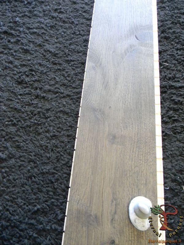 OFFERTA ! Parquet MAXILISTONE prefinito KAHRS FOUNDERS COLLECTION mod. "ULF" 15x187x2420 spazzolato,raschiato a mano, bisellato, grigio cemento, olio naturale (incastro 5s flottante o incoll.) *su questo prodotto posa in opera ad 1 EURO* - Eternal Parquet