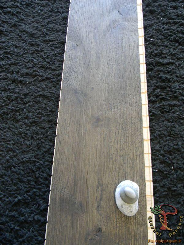 OFFERTA ! Parquet MAXILISTONE prefinito KAHRS FOUNDERS COLLECTION mod. "ULF" 15x187x2420 spazzolato,raschiato a mano, bisellato, grigio cemento, olio naturale (incastro 5s flottante o incoll.) *su questo prodotto posa in opera ad 1 EURO* - Eternal Parquet