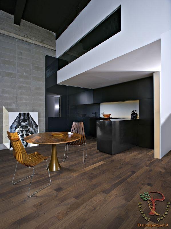 MAXILISTONE prefinito 10,2x125x1200mm piallato a mano KAHRS SPIRIT RUGGED COLLECTION NOCE **+300 euro di prodotti in regalo** - Eternal Parquet