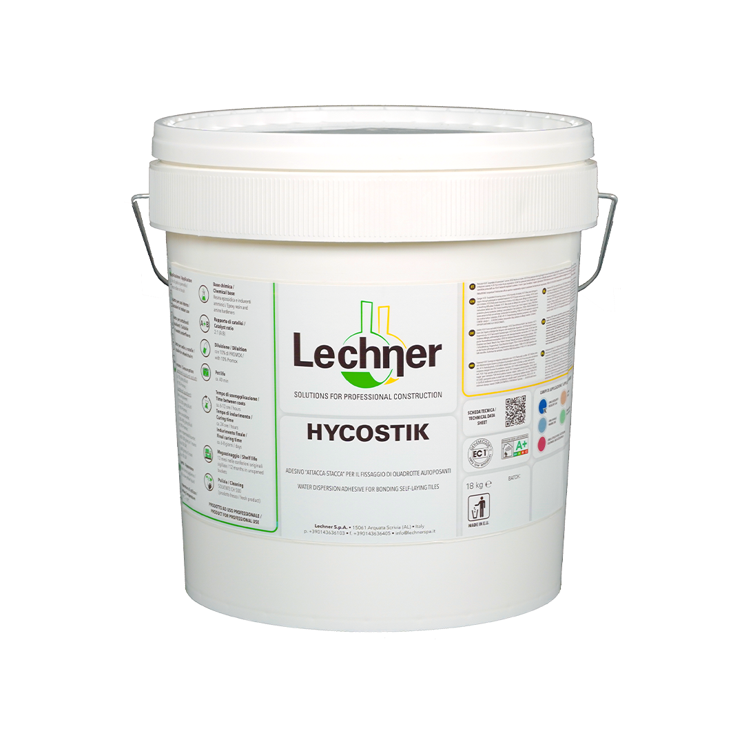 HYCOSTIK 5KG Adesivo collante attacca e stacca ideale per pavimenti in pvc e cushion (consumo 100g/mq) - Eternal Parquet