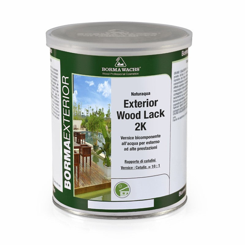 NATURAQUA EXTERIOR WOOD LACK 2K - VERNICE BICOMPONENTE ALL'ACQUA PER ESTERNI