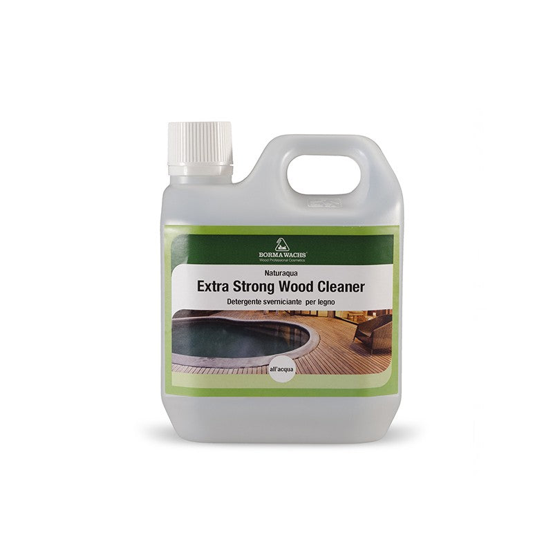 NATURAQUA EXTRA STRONG WOOD CLEANER - DETERGENTE INTENSIVO PER LEGNO - GEL