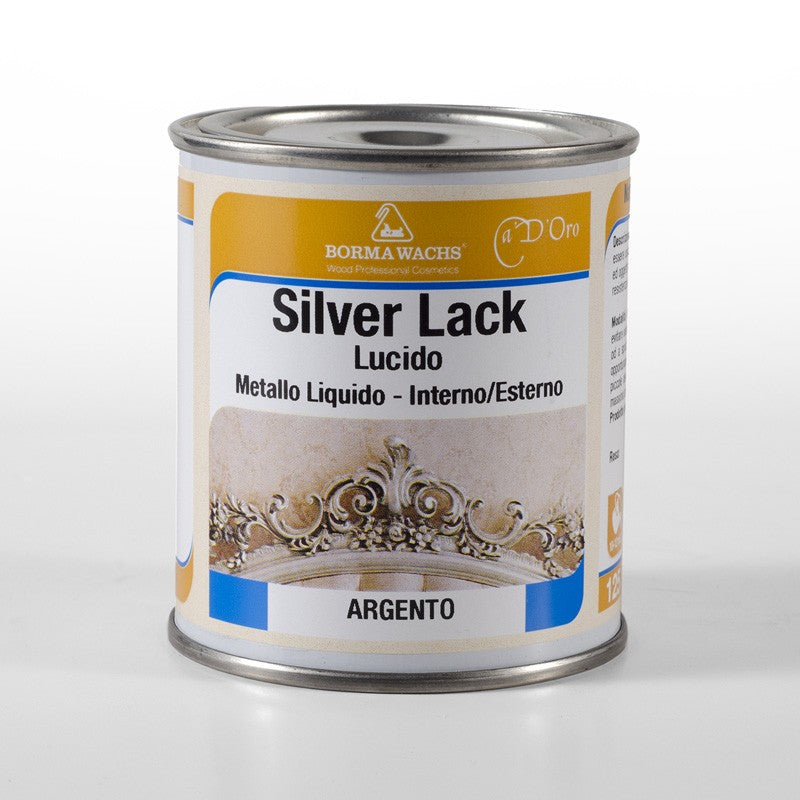 NATURAQUA SILVERLACK VERNICE ARGENTO ALL'ACQUA PER USO INTERNO ED ESTERNO