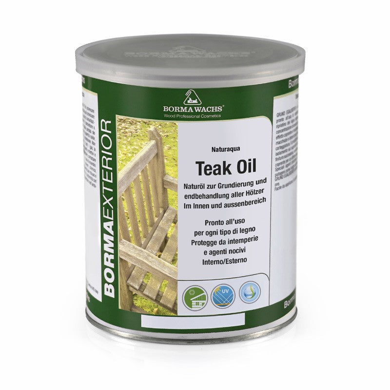 NATURAQUA TEAK OIL - OLIO TEAK ALL'ACQUA