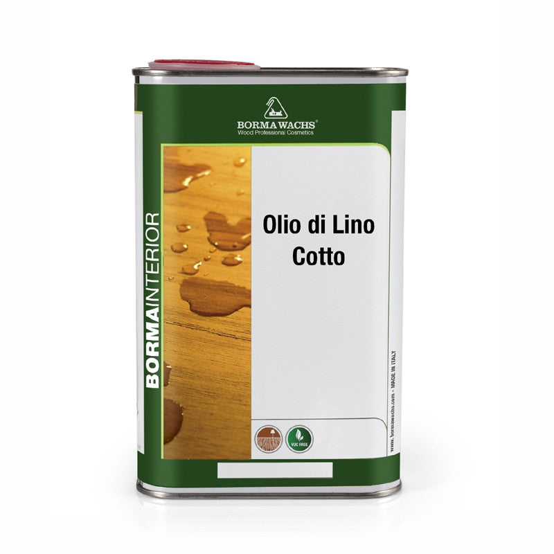 OLIO DI LINO COTTO 100% NATURALE VOC FREE ZERO EMISSIONI
