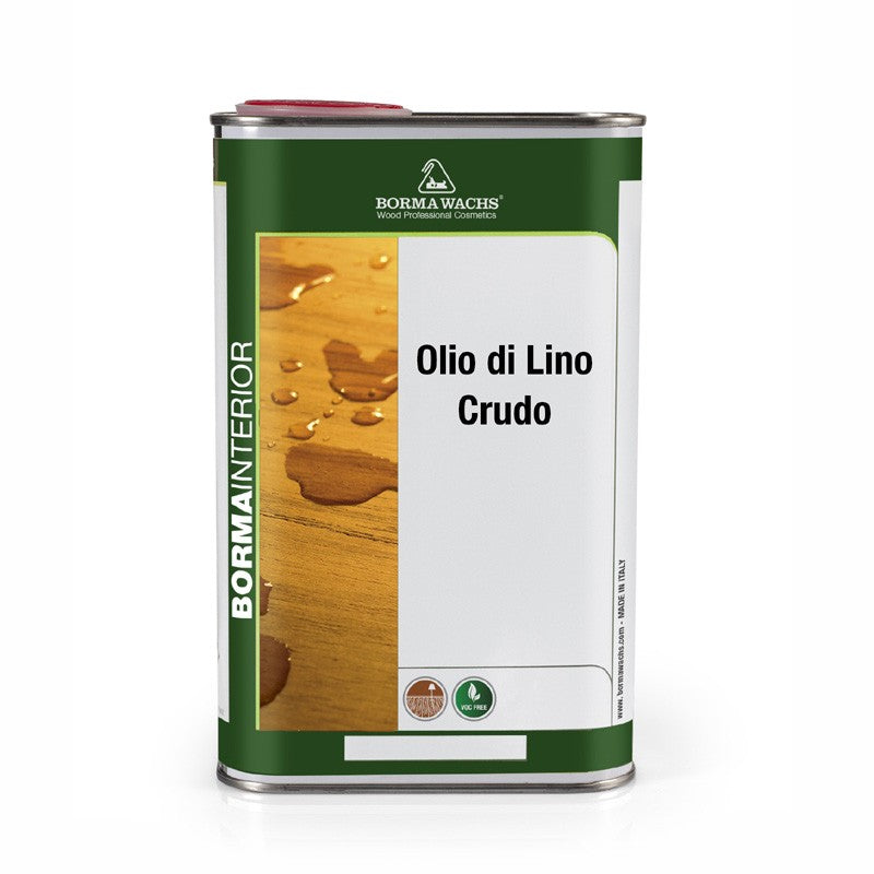 OLIO DI LINO CRUDO 100% NATURALE VOC FREE ZERO EMISSIONI