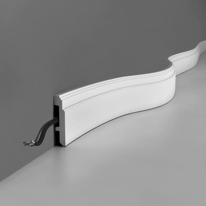 Battiscopa in Poliuretano Flessibile (SX155FLEX) 200X11X2,5 pacco da 20ml - Eternal Parquet