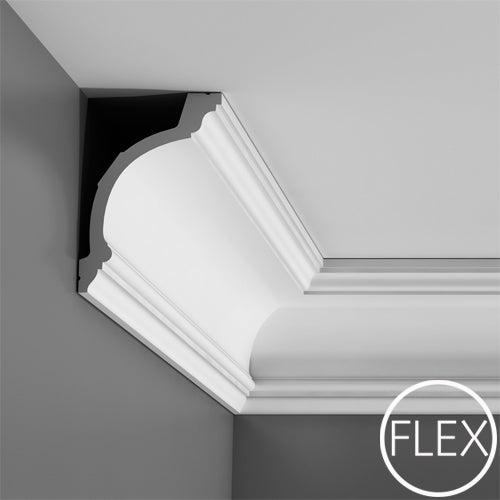 ML 14 di Cornice SOFFITTO/PARETE FLESSIBILI (C217FLEX) 200X15,5X10,5 - Eternal Parquet