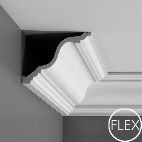ML 14 di Cornice SOFFITTO/PARETE FLESSIBILI (C334FLEX) 200X15X19,5 - Eternal Parquet