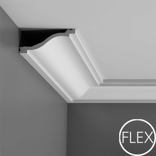 ML 26 di Cornice SOFFITTO/PARETE FLESSIBILI (C331FLEX) 200X6X13,5 - Eternal Parquet