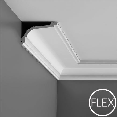 ML 30 di Cornice SOFFITTO/PARETE FLESSIBILI (C220FLEX) 200X7,5X11,5 - Eternal Parquet