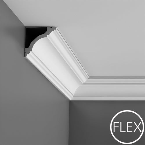 ML 36 di Cornice SOFFITTO/PARETE FLESSIBILI (C213FLEX) 200X8X8 - Eternal Parquet