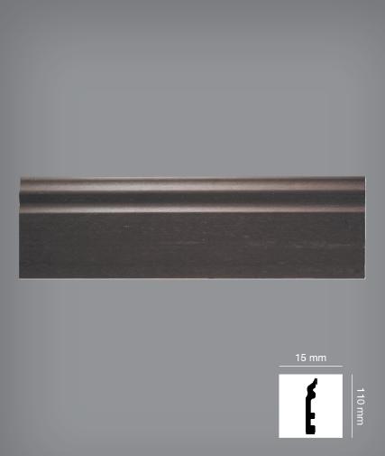 Battiscopa passacavo DUCALE in polistrutturato inscalfibile ML 48 4 colori 15x110 - Eternal Parquet