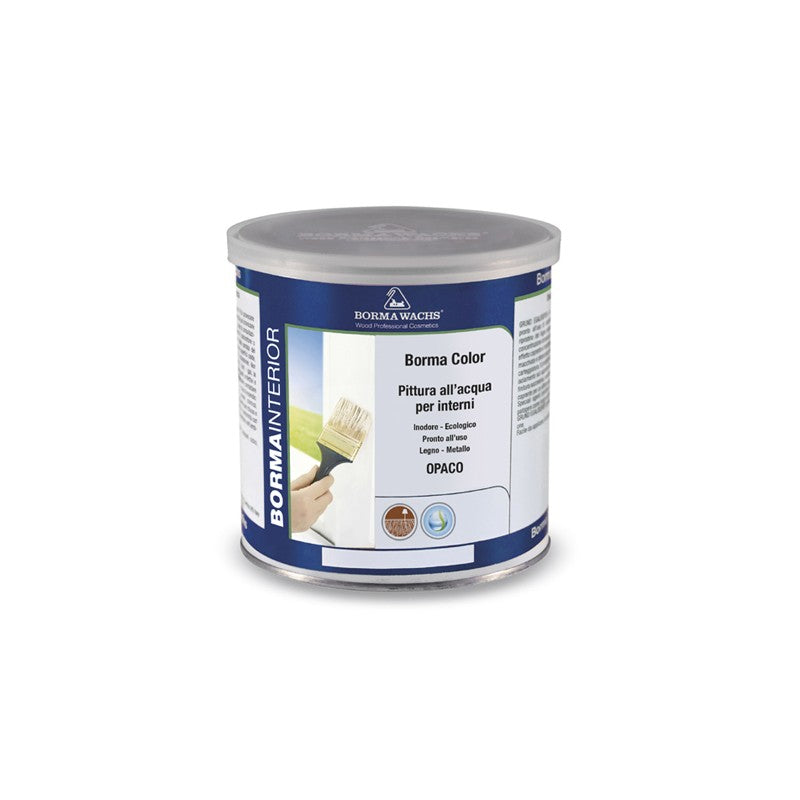 PITTURA PER INTERNI ALL'ACQUA PER MOBILI BIANCA E NERA