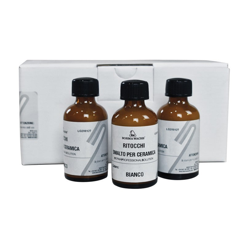 Prodotto per Ritocchi Smalto Coprenti per Ceramica con Pennellino Borma Wachs