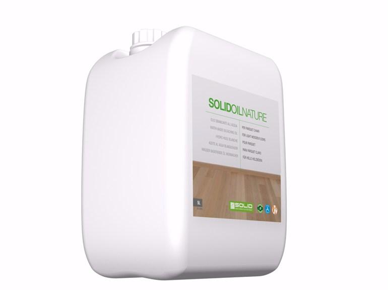 SOLID OIL NATURE 5 Litri - Olio all'Acqua per Parquet Chiari Effetto Sbiancato - Eternal Parquet