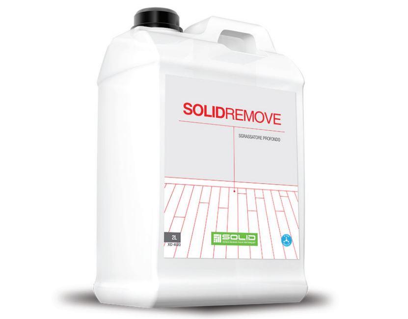 SOLID REMOVE 2 Litri - Sgrassatore Profondo Decerante per uso Professionale - Eternal Parquet