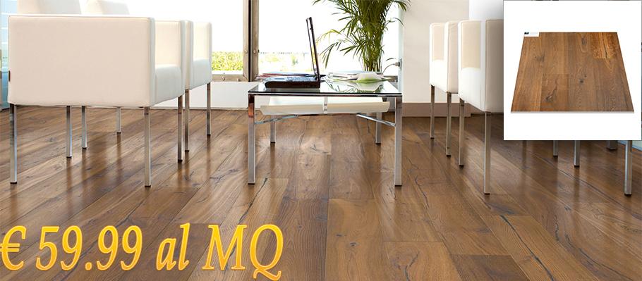 LOTTO STOCK MAXILISTONE 100MQ rovere naturale oliato Modello BIANCO AFFUMICATO - Eternal Parquet