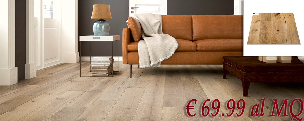 LOTTO STOCK MAXILISTONE 50MQ Rovere Affumicato, Sbiancato, Spazzolato e Oliato - Eternal Parquet