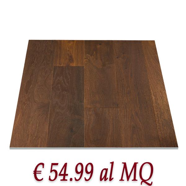 MAXILISTONE STYLEFLOORING "mod.RUSTIC" in rovere termotrattato naturale rustico Spazzolato e oliato a poro aperto bisellato 180X12,7X1820 Posa incollata o flottante - Eternal Parquet